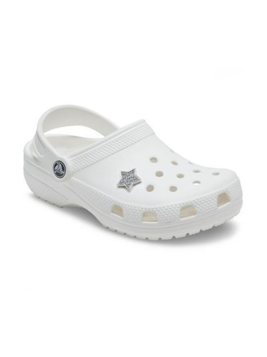 Crocs Jibbitz Dekorativ Schuh Silver Star aus Silber