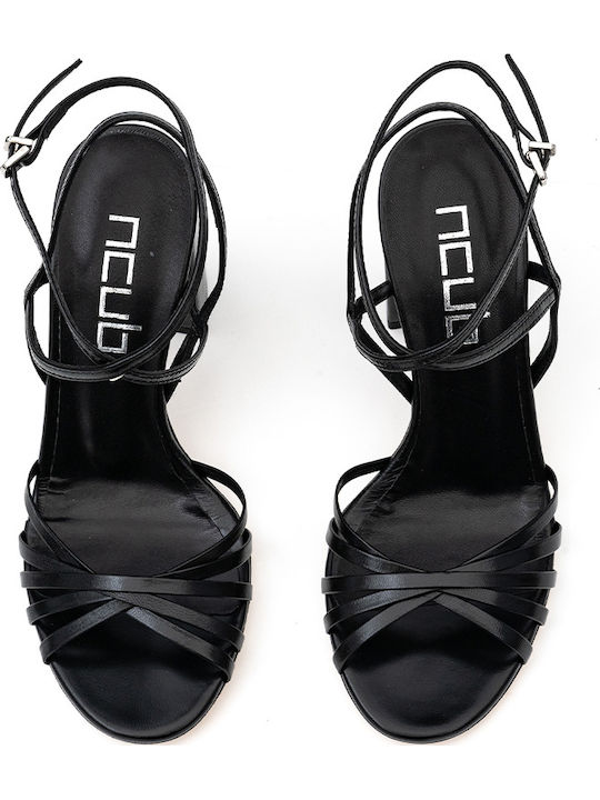 Leder Sandalen Schwarz