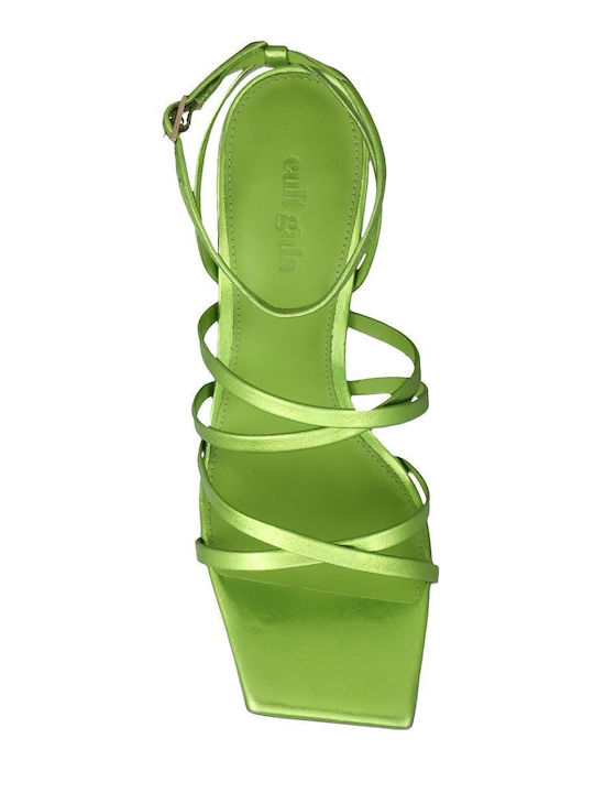 Leather Sandals Green