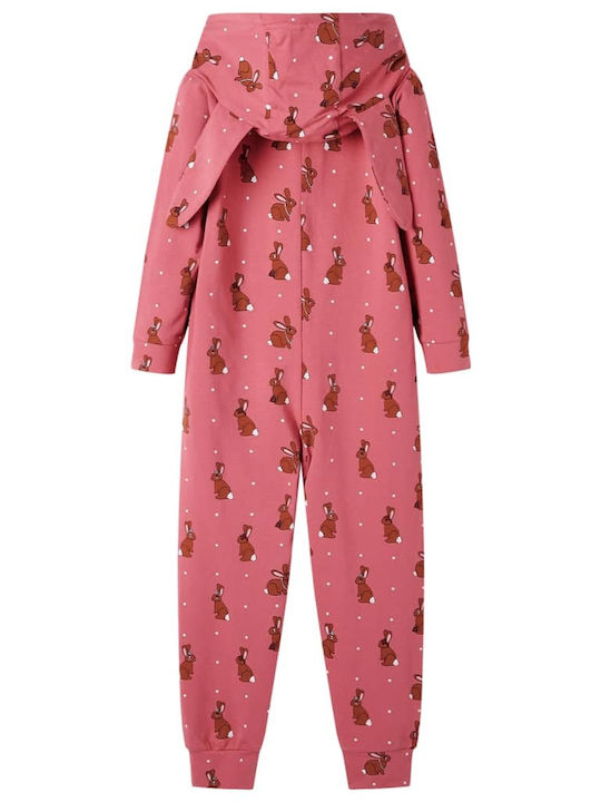 vidaXL Kids Sweatpants Set Aged Pink 2pcs