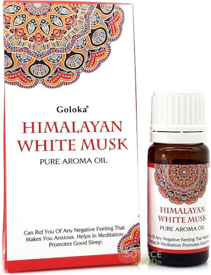 Goloka Himalayan Aromatic Oil White Musk 10ml 1pcs EAS-89060