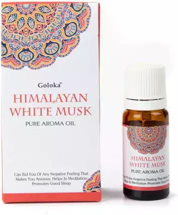 Goloka Himalayan Aromatic Oil White Musk 10ml 1pcs EAS-89060