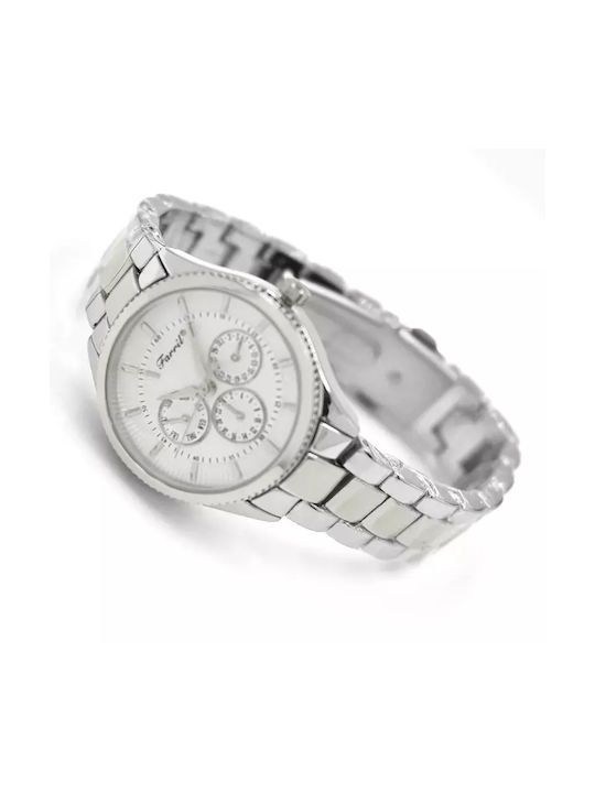 Farril Watch Chronograph with Silver Metal Bracelet