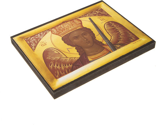 Wooden Icon Archangel Michael Mandamados 26x20 cm 1 Piece