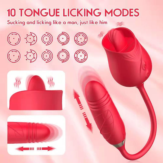 La Lolita Amsterdam Riri Clitoral Vibrator Red
