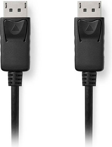 Nedis Cable DisplayPort male - DisplayPort male 2m Μαύρο (CCGL37010BK20)