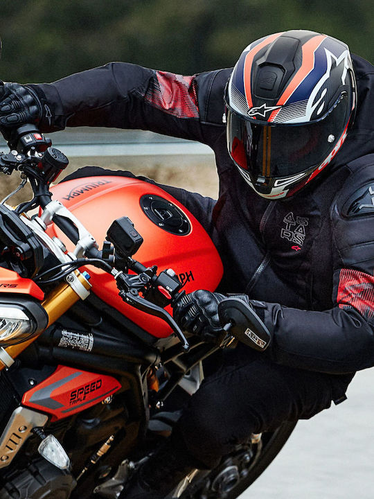 Alpinestars Zaca Χειμερινό Ανδρικό Μπουφάν Μηχανής Αδιάβροχο Μαύρο