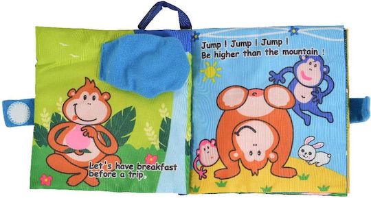Jollybaby Aktivitätsbuch Monkey mit Sounds für 0++ Monate