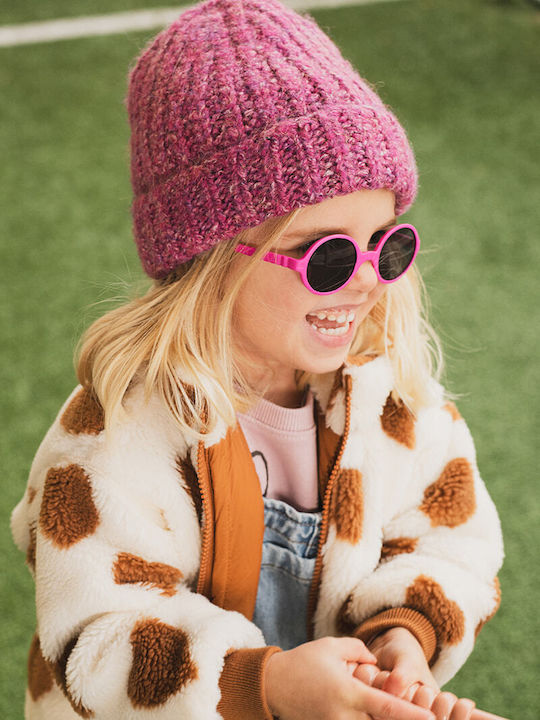 Kietla Sunglasses Wazz 2-4 Years - Round Fuchsia