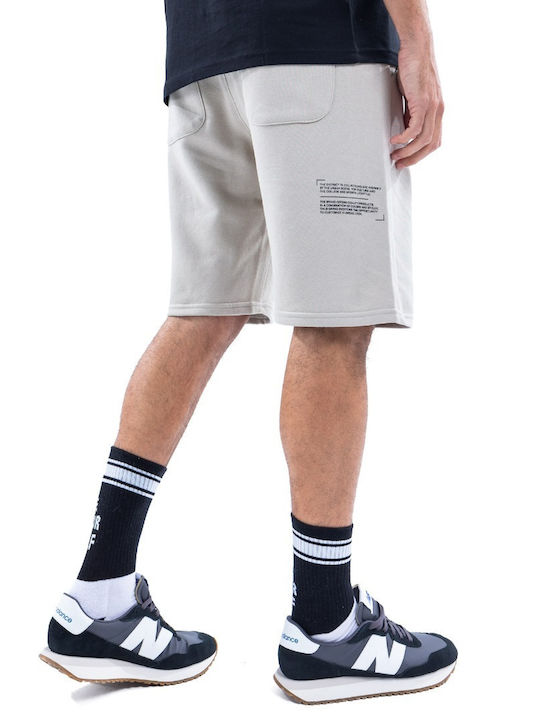 District75 Men's Athletic Shorts Beige