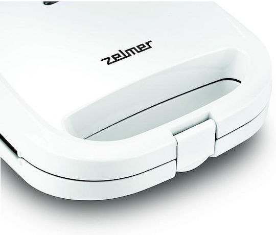 Zelmer Τοστιέρα για 2 Τοστ 750W Λευκή