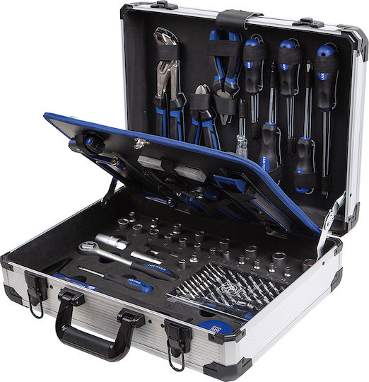 Lux Tools Werkzeugkoffer mit 129 Werkzeugen
