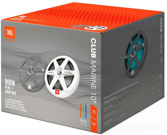 JBL Ηχείο Σκάφους 10" με 900W RMS Λευκό