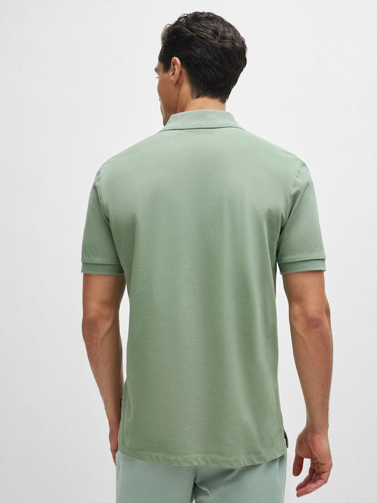 Pallas Polo Herrenbluse Kurzarm Grüne