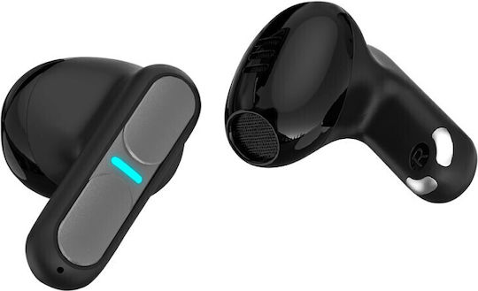 Kruger & Matz M8 Earbud Bluetooth Handsfree Ακουστικά με Θήκη Φόρτισης Μαύρα