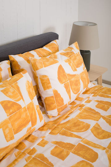 Viokarpet Sheet Sets King Size 270x280cm. Nordic 855 Malmo Gold 4pcs