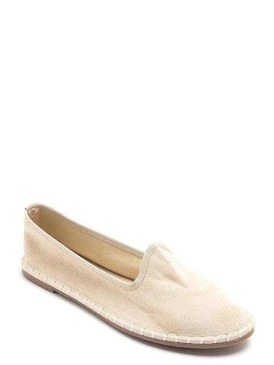 Keep Fred Women's Moccasins in Beige Color