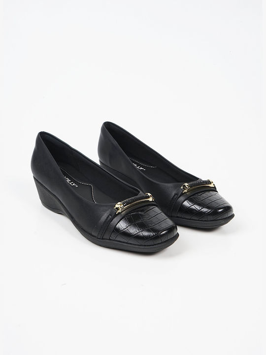 Piccadilly Damen Mokassins in Schwarz Farbe