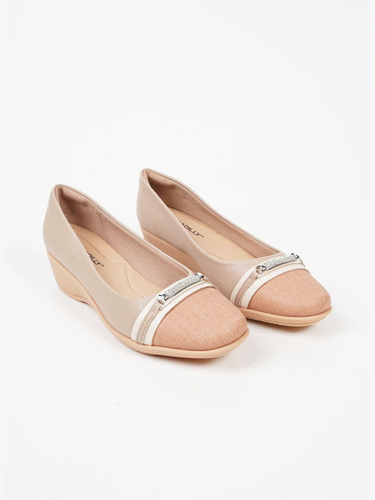 Piccadilly Damen Mokassins in Beige Farbe