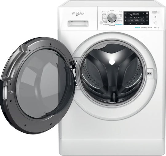 Whirlpool Washer Dryer 10kg/7kg Steam 1600 Rounds