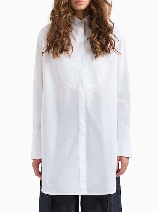 Emporio Armani Women's Long Sleeve Shirt White