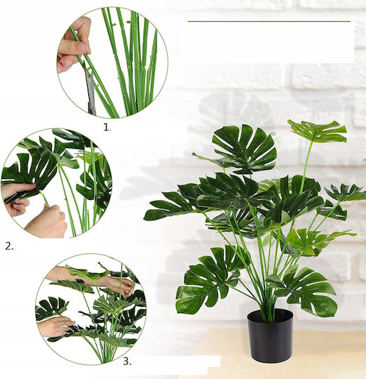 Künstliche Pflanze im Topf Monstera 71.1cm