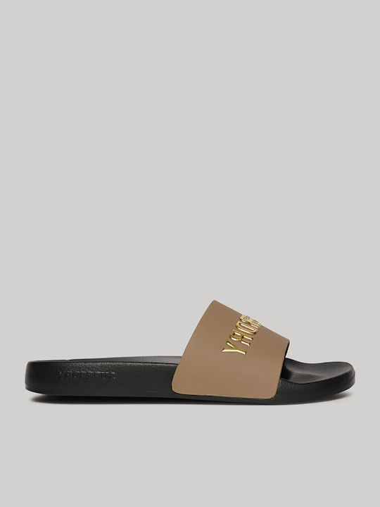 Slides σε Καφέ Χρώμα
