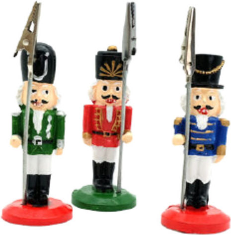 blokker Nutcracker de Crăciun Verde din Metal Înălțime 9cm.