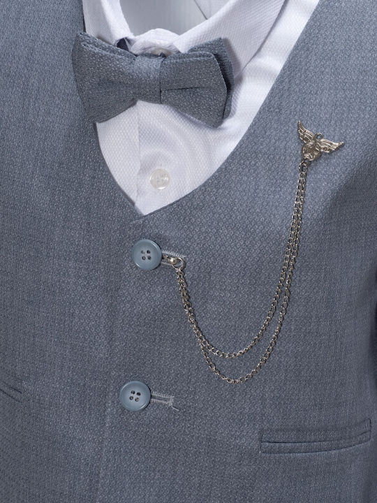 Kids' Suit Summer 4pcs Gray