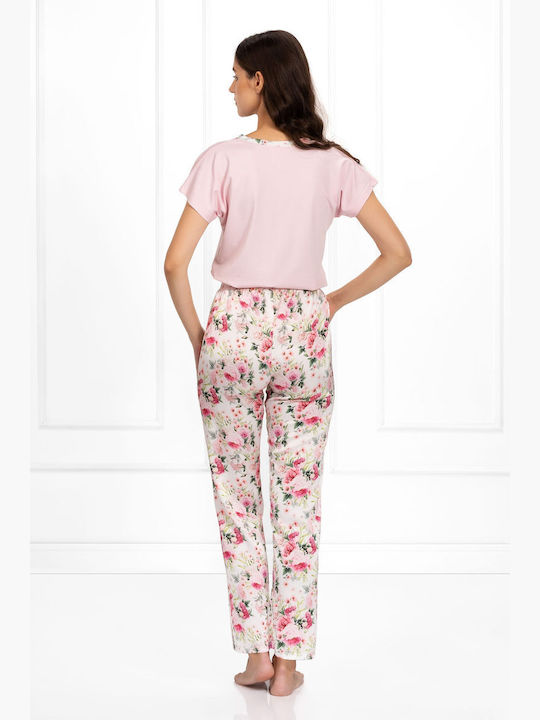 Momenti Per Me Set Winter Women's Pajamas Pink