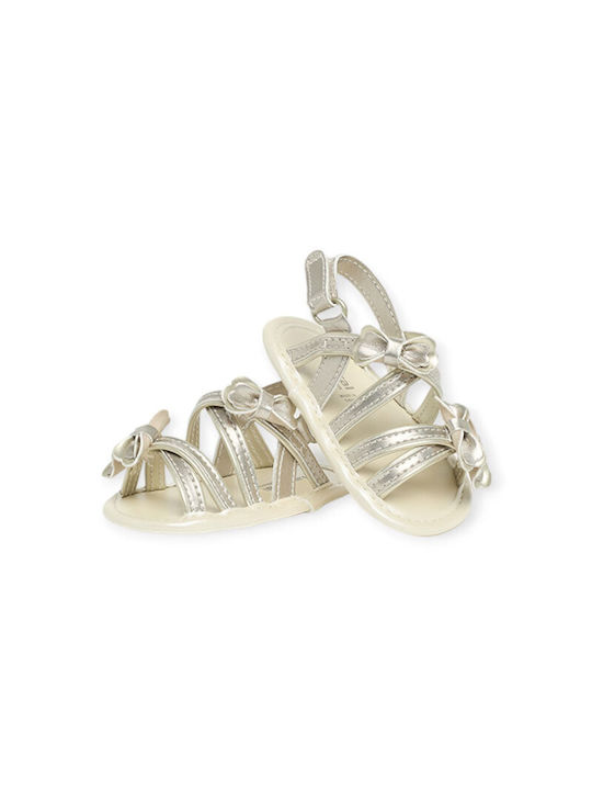 Mayoral Weiche Babyschuhe Gold