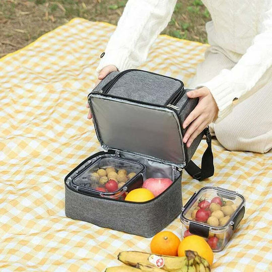 Insulated Food Bag (10lit) Amber 3006-1 Grey