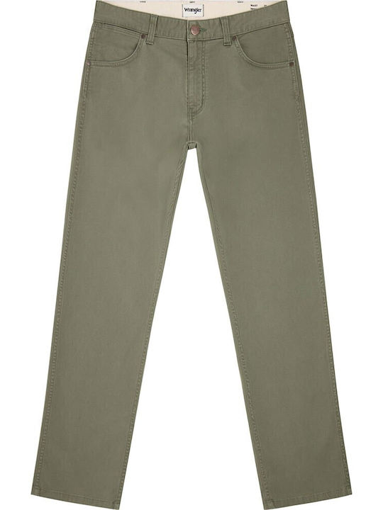 Greensboro Men's Elastic Jeans Pants with Regular Straight Fit Khaki