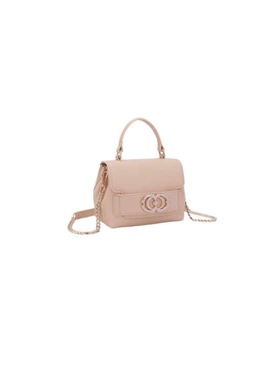 La Carrie Leather Women's Bag Shoulder Beige