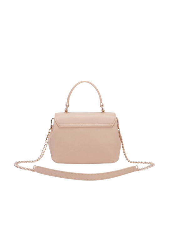 Leather Women's Bag Shoulder Beige