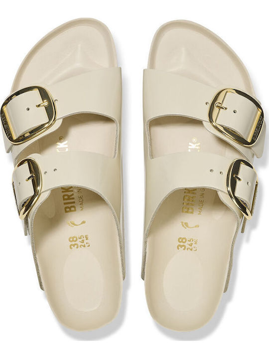 Arizona Leather Women's Flat Sandals in Beige Color Regular Fit