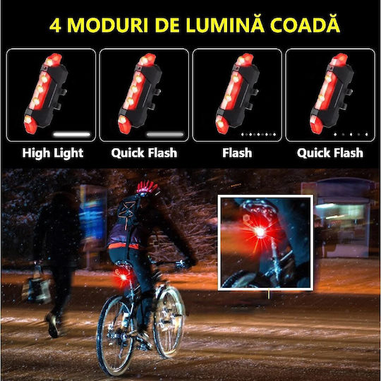 Reîncărcabil Set Lumini Bicicletă