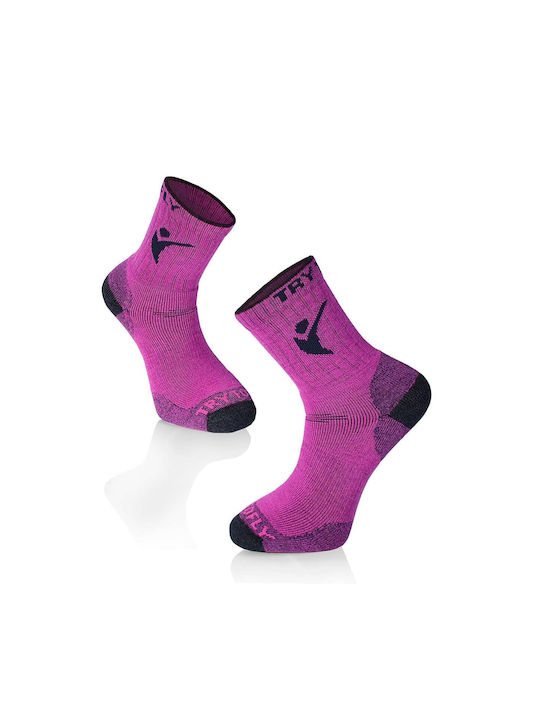 Try to Fly Fuchsia Socken