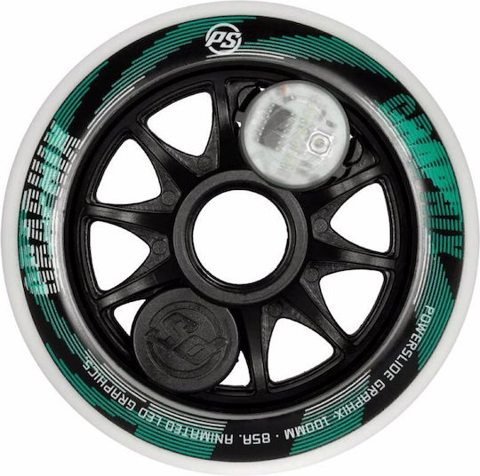 Powerslide Graphix 905345 Ροδάκι Δεξί - Λευκό