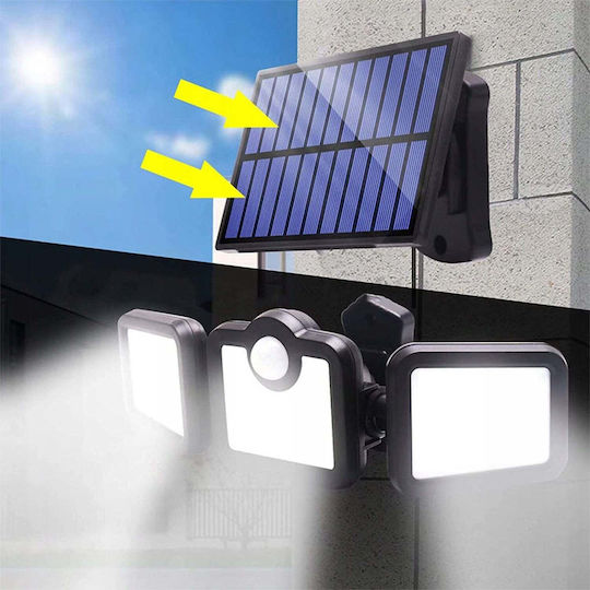 Straßen-Solarleuchte 120W mit Bewegungssensor, Fotokontakt und Fernbedienung IP67