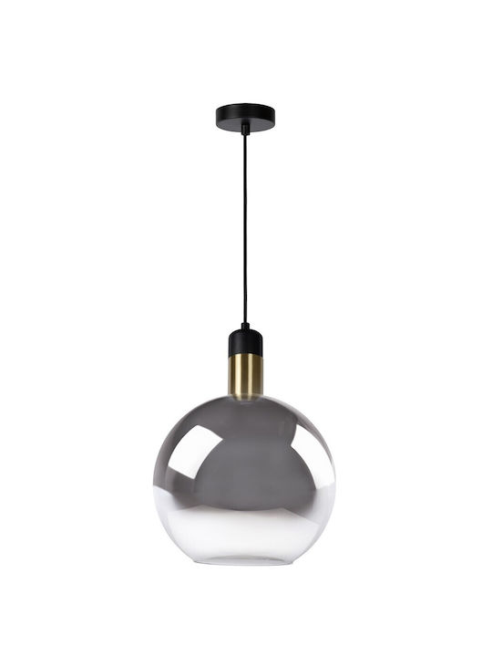 Lucide Lightning Lustră Gri cu Dulie E27 28cm.