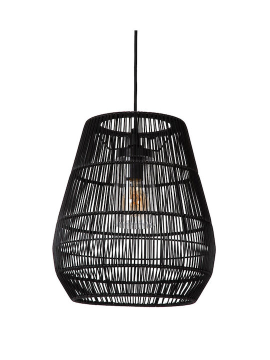 Lucide Lightning Adjustable Pendant Light Black with Socket E27