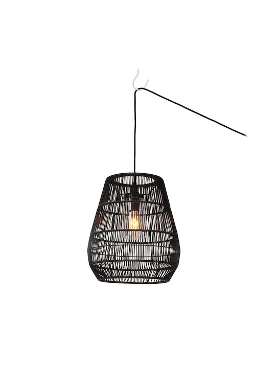 Lucide Lightning Adjustable Pendant Light Black with Socket E27
