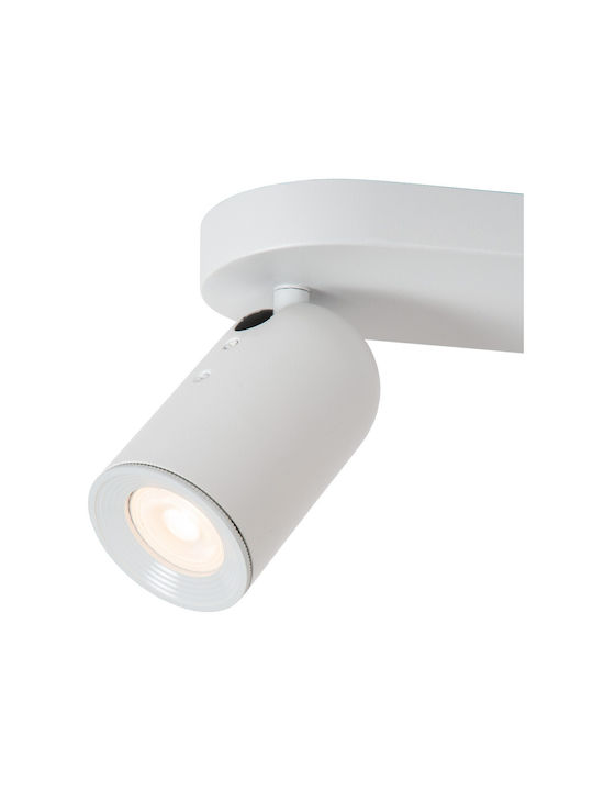 Lucide Lightning Σποτ με 4 Φώτα και με Ντουί GU10 σε Λευκό Χρώμα