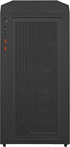 Cougar Uniface RGB Gaming Midi Tower Кутия За Компютър Със Страничен Прозорец Черна