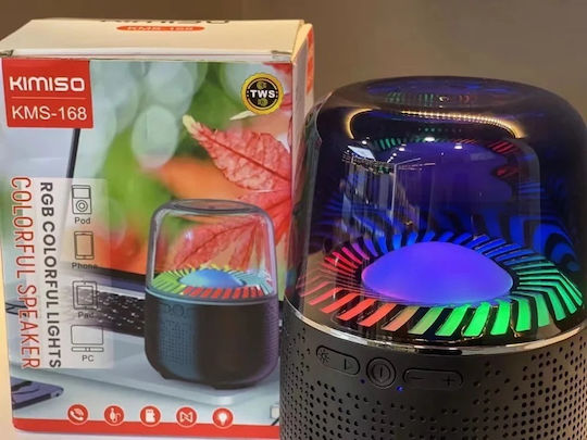 Kimiso Kms-168 Bluetooth Speaker 3W with Battery Life up to 3 hours Black