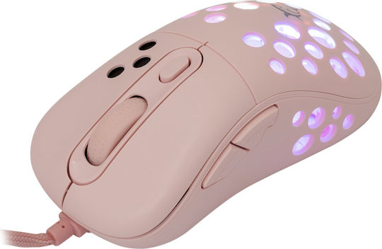 White Shark GM-5013 RGB Gaming Ποντίκι 12800 DPI Azrael Pink