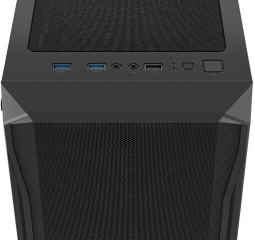 Natec Fury Shobo SH4 RGB Gaming Midi Tower Κουτί Υπολογιστή με Πλαϊνό Παράθυρο Μαύρο