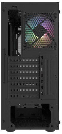 Natec Fury Shobo SH4 RGB Gaming Midi Tower Κουτί Υπολογιστή με Πλαϊνό Παράθυρο Μαύρο