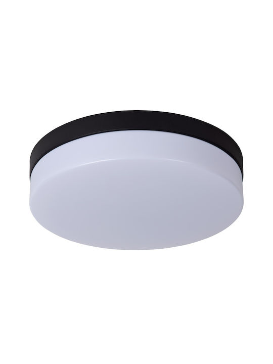 Lucide Lightning Plastic Ceiling Light with Integrated LED Black